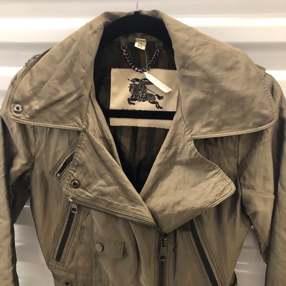 Burberry Prorsum Moto Jacket Retractable Hood - Picture 6 of 16